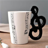 Music Mug™ Coffee Cup Ceramic Music Guitar