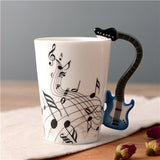 Music Mug™ Coffee Cup Ceramic Music Guitar