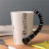 Music Mug™ Coffee Cup Ceramic Music Guitar